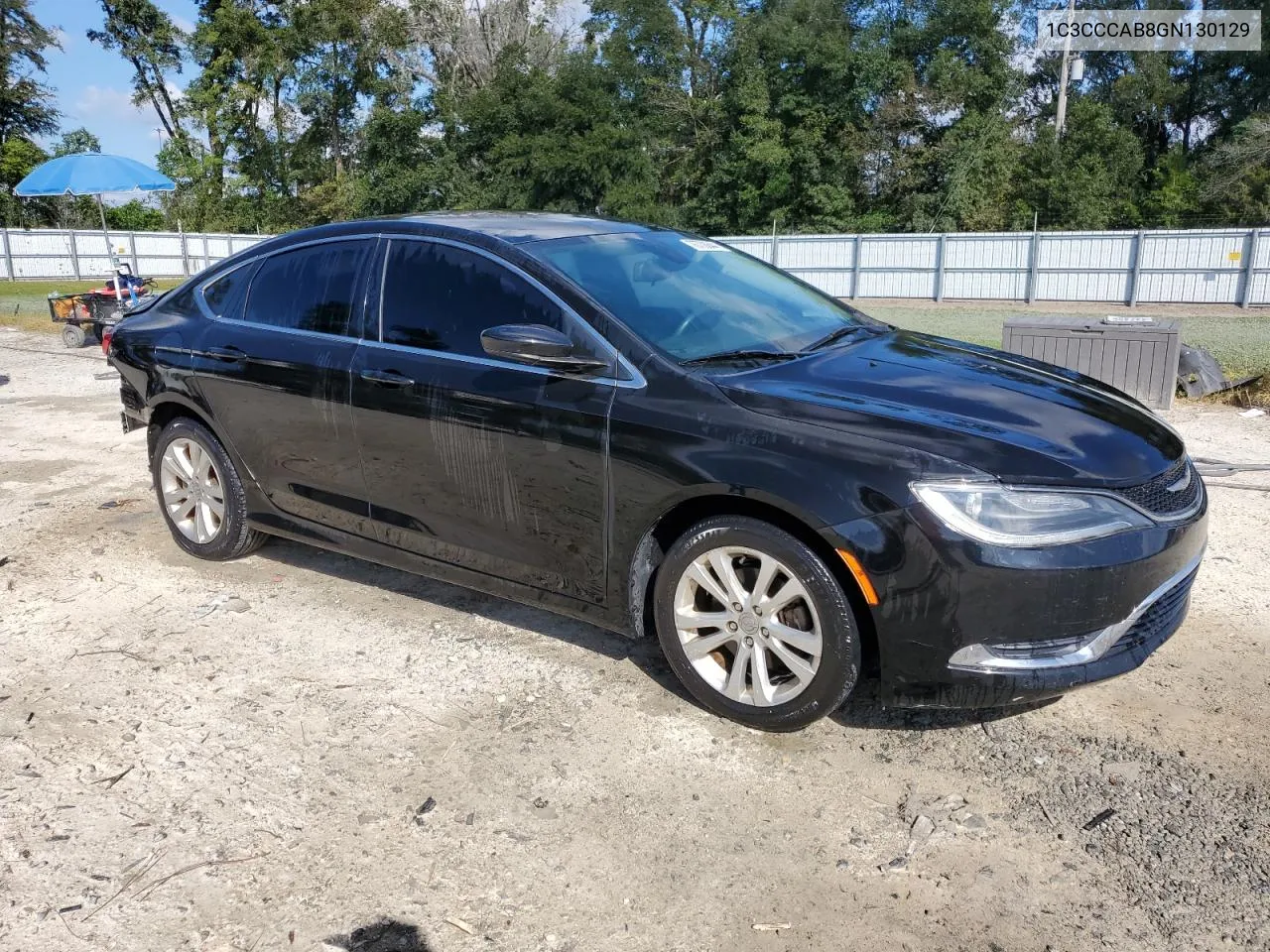 2016 Chrysler 200 Limited VIN: 1C3CCCAB8GN130129 Lot: 76708844