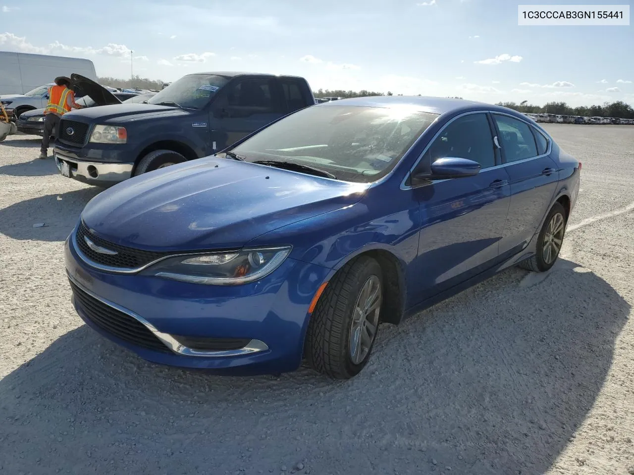 2016 Chrysler 200 Limited VIN: 1C3CCCAB3GN155441 Lot: 77213094