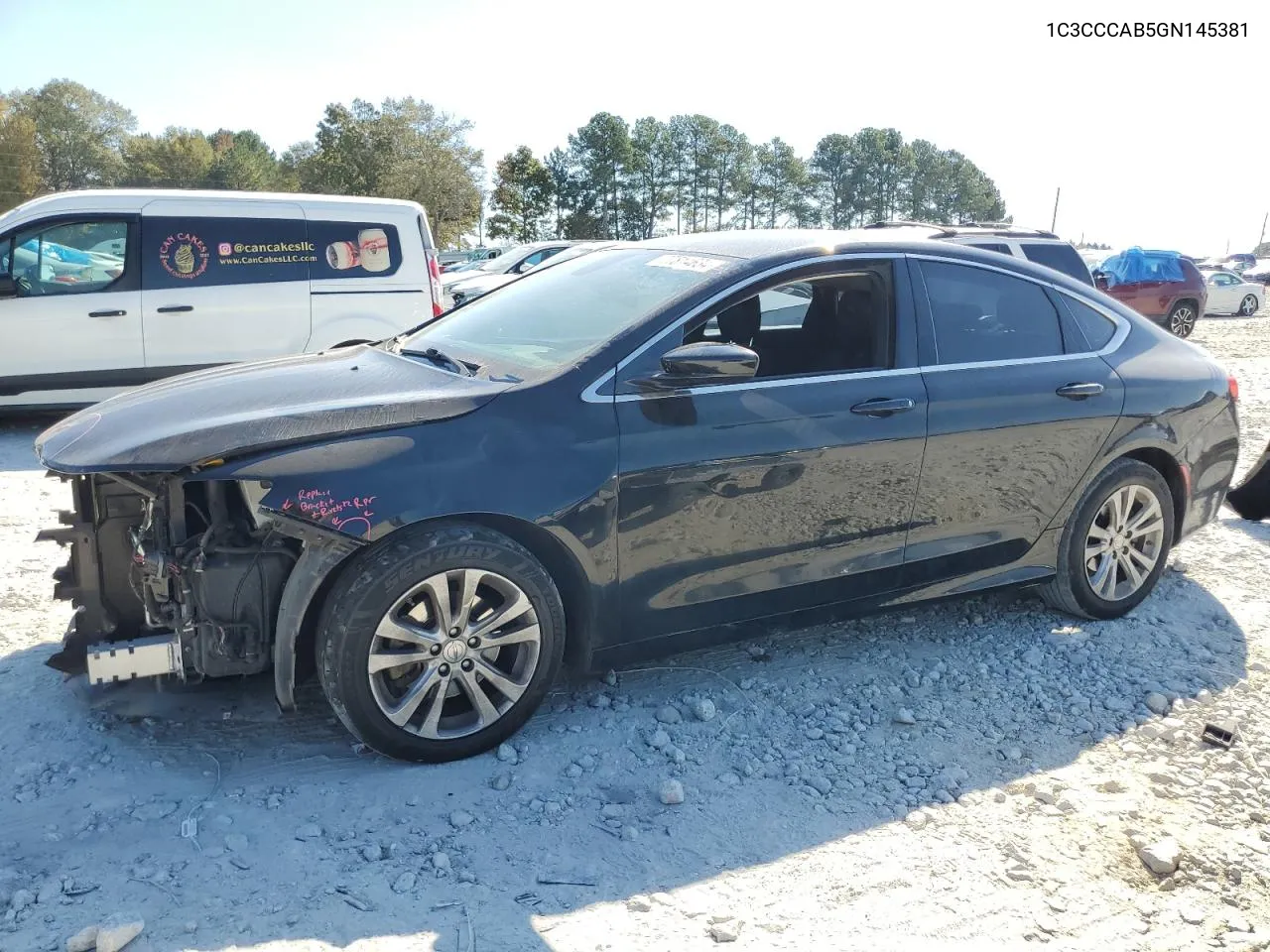 2016 Chrysler 200 Limited VIN: 1C3CCCAB5GN145381 Lot: 77814634