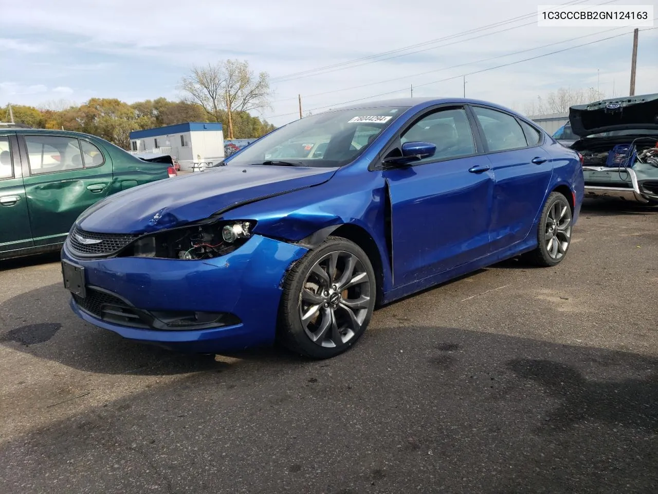 2016 Chrysler 200 S VIN: 1C3CCCBB2GN124163 Lot: 78044294