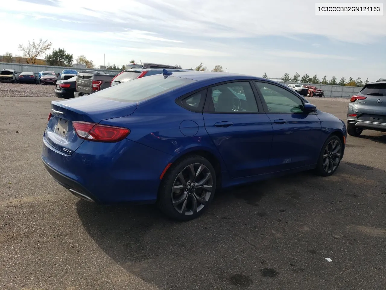 2016 Chrysler 200 S VIN: 1C3CCCBB2GN124163 Lot: 78044294