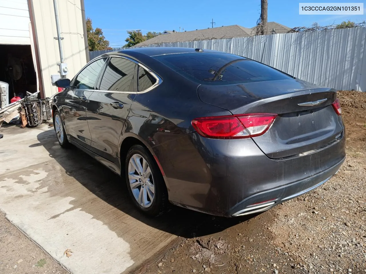 2016 Chrysler 200 Limited VIN: 1C3CCCAG2GN101351 Lot: 79909734