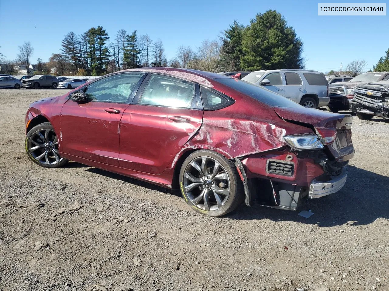 2016 Chrysler 200 S VIN: 1C3CCCDG4GN101640 Lot: 79973534