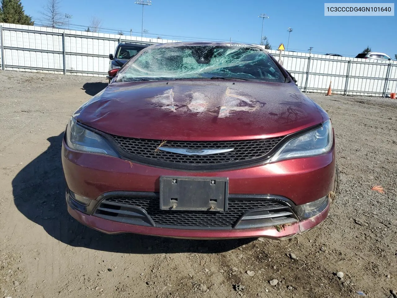 2016 Chrysler 200 S VIN: 1C3CCCDG4GN101640 Lot: 79973534