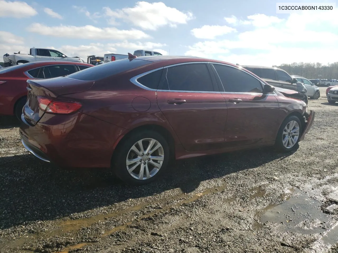 2016 Chrysler 200 Limited VIN: 1C3CCCAB0GN143330 Lot: 80117814