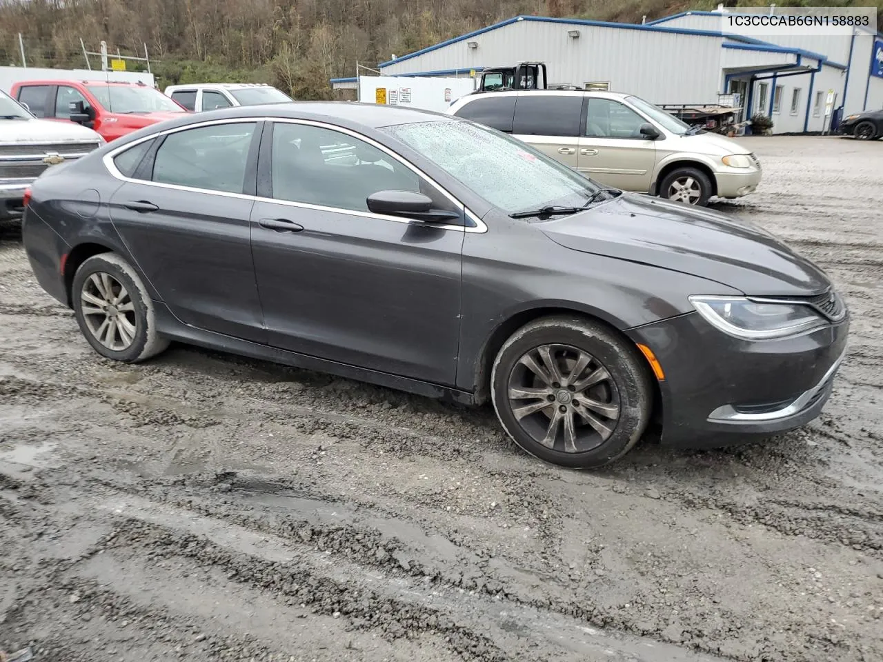 2016 Chrysler 200 Limited VIN: 1C3CCCAB6GN158883 Lot: 80473634