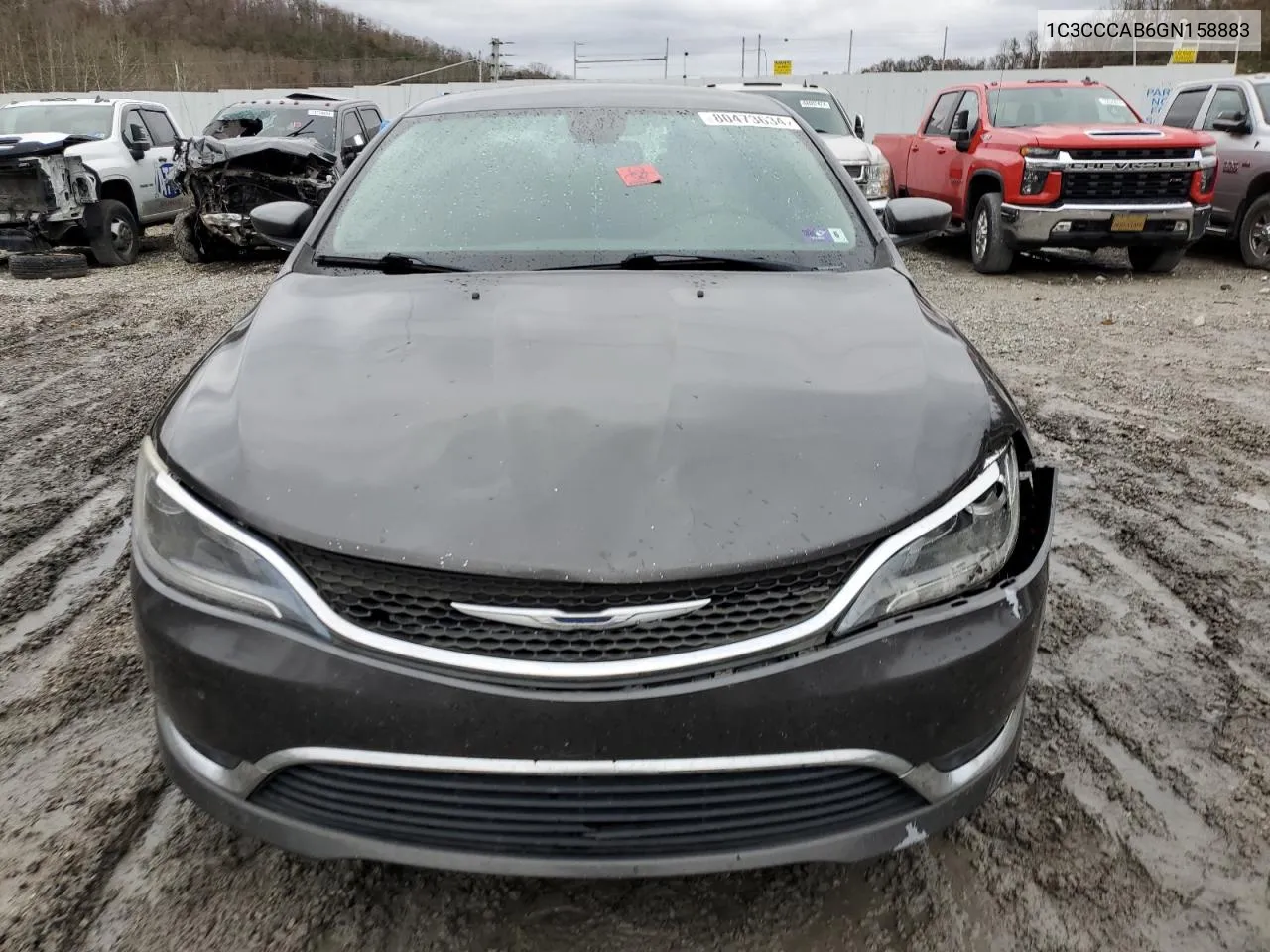 2016 Chrysler 200 Limited VIN: 1C3CCCAB6GN158883 Lot: 80473634