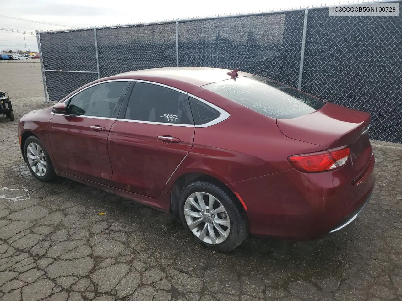 2016 Chrysler 200 C VIN: 1C3CCCCB5GN100728 Lot: 80563524