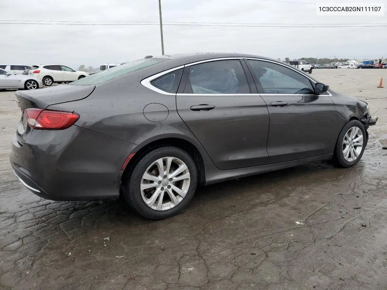 2016 Chrysler 200 Limited VIN: 1C3CCCAB2GN111107 Lot: 80688794