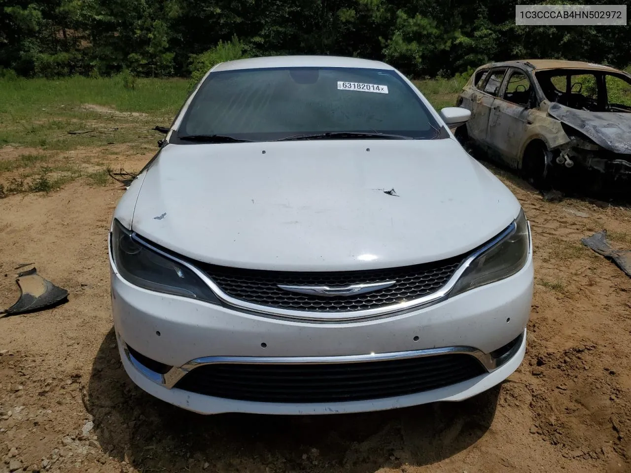 2017 Chrysler 200 Limited VIN: 1C3CCCAB4HN502972 Lot: 63182014