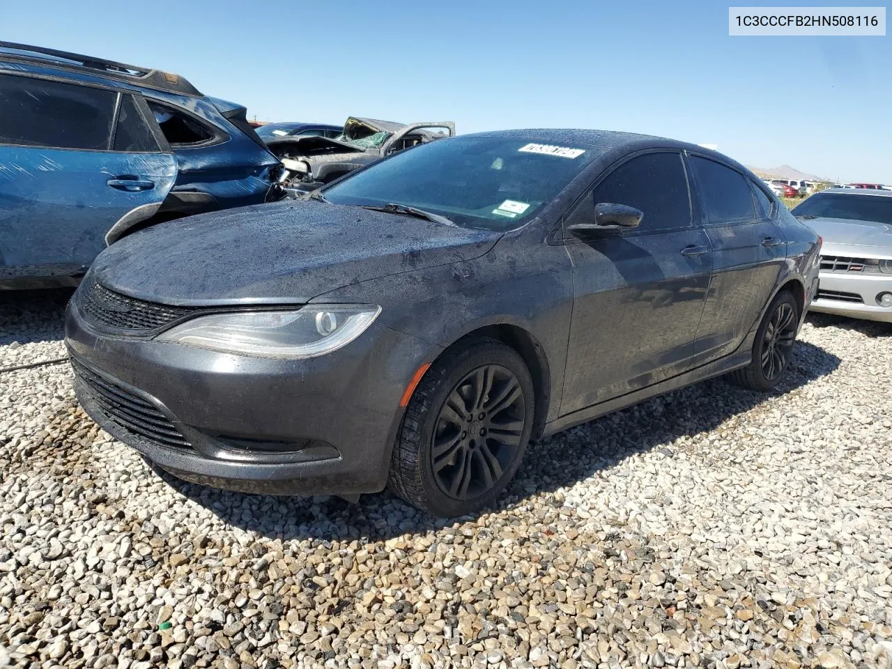 2017 Chrysler 200 Lx VIN: 1C3CCCFB2HN508116 Lot: 70306104