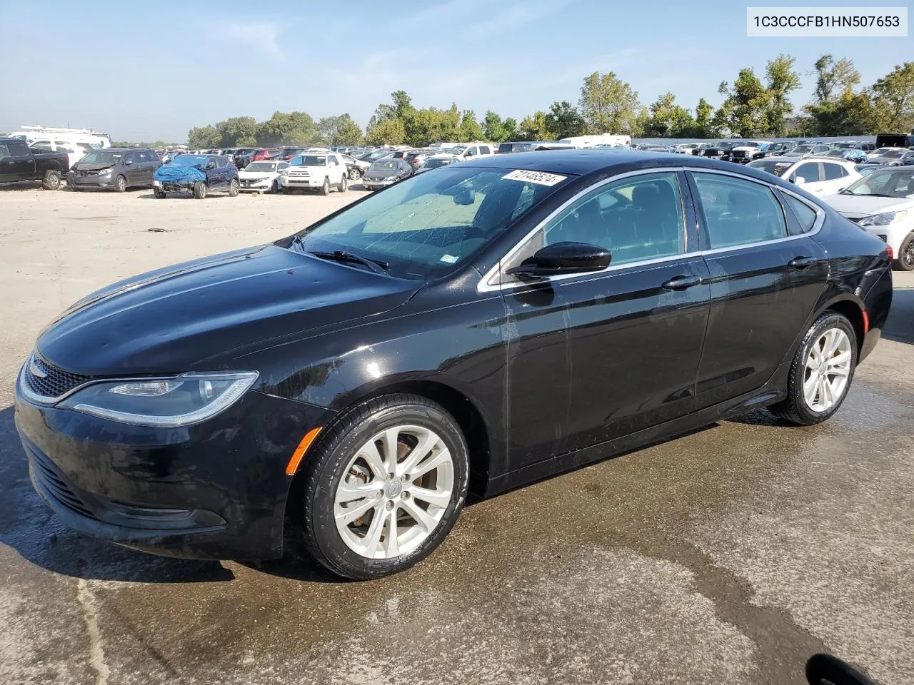 2017 Chrysler 200 Lx VIN: 1C3CCCFB1HN507653 Lot: 72146524