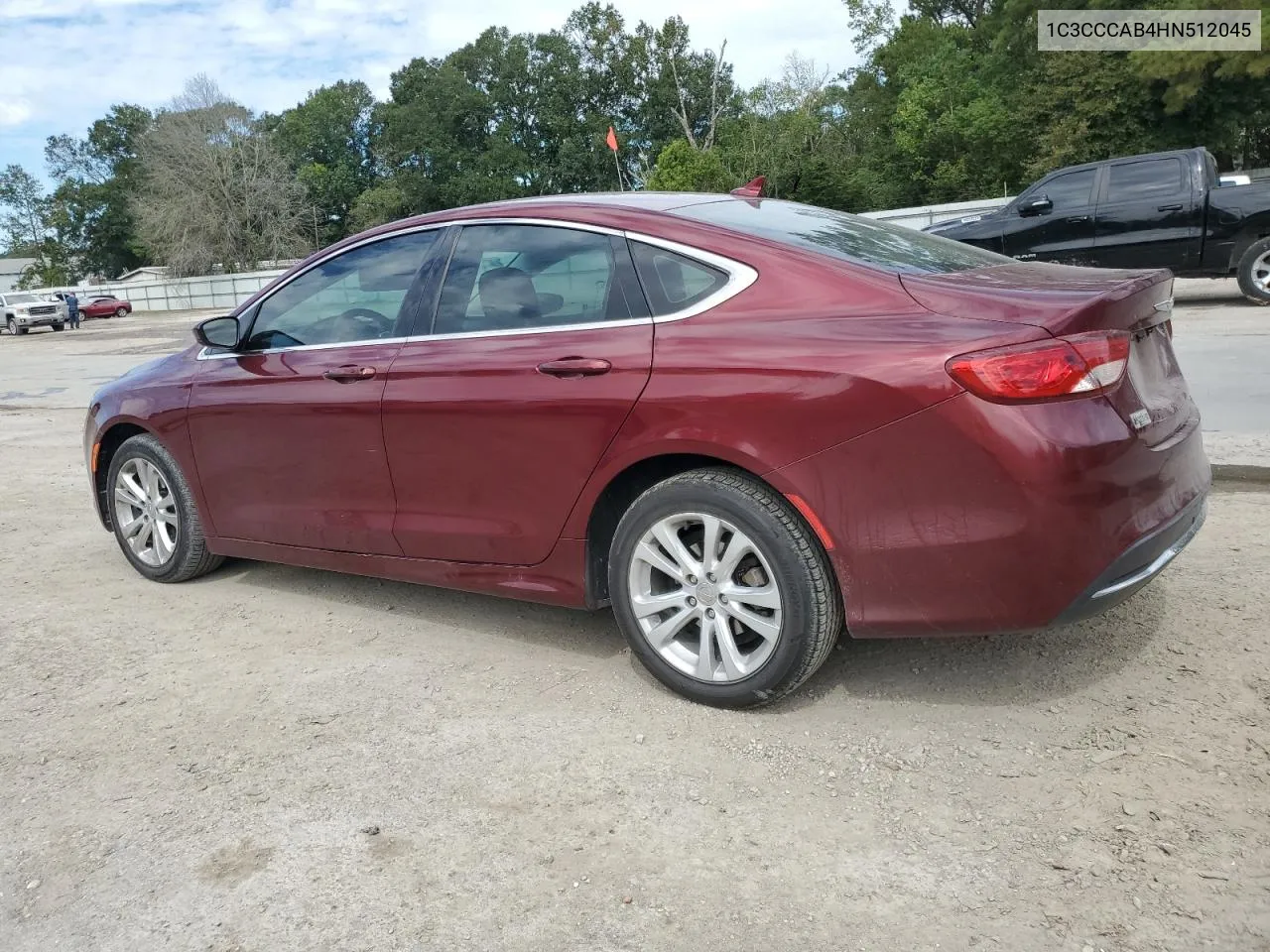 2017 Chrysler 200 Limited VIN: 1C3CCCAB4HN512045 Lot: 73565554