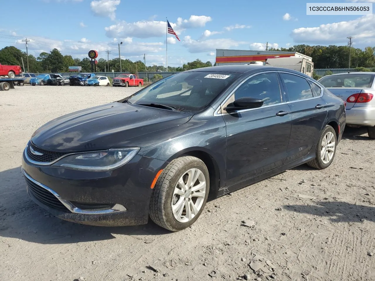 2017 Chrysler 200 Limited VIN: 1C3CCCAB6HN506053 Lot: 73848884