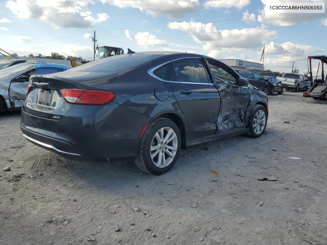 2017 Chrysler 200 Limited VIN: 1C3CCCAB6HN506053 Lot: 73848884