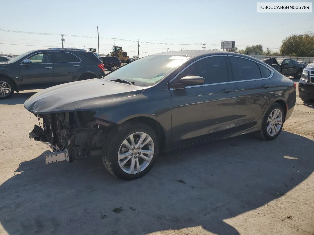 2017 Chrysler 200 Limited VIN: 1C3CCCAB6HN505789 Lot: 75058104