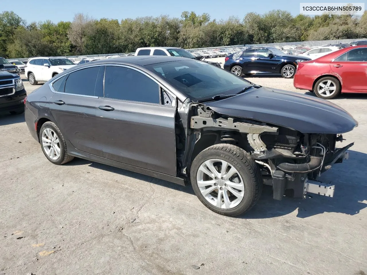 2017 Chrysler 200 Limited VIN: 1C3CCCAB6HN505789 Lot: 75058104