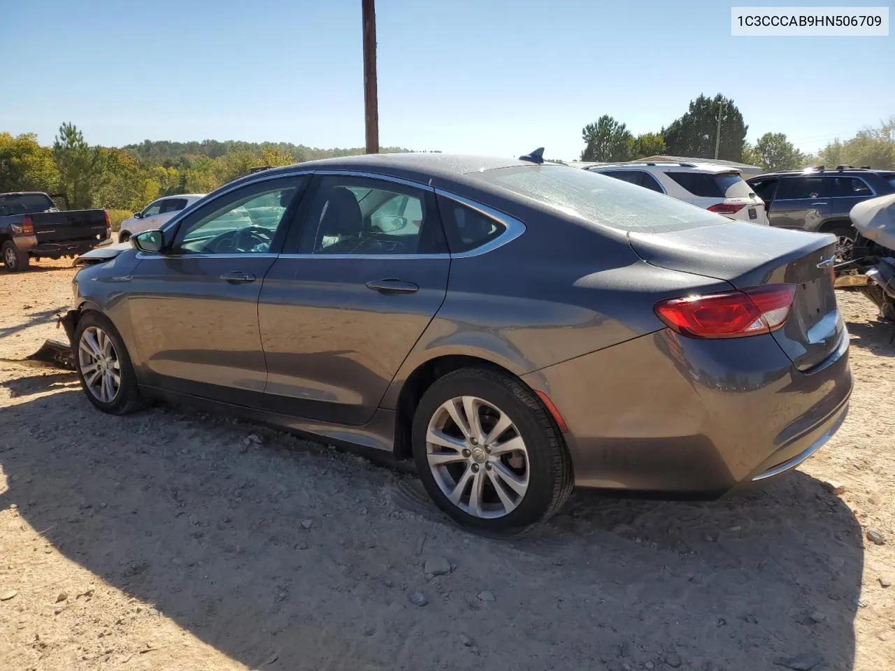 2017 Chrysler 200 Limited VIN: 1C3CCCAB9HN506709 Lot: 75888794