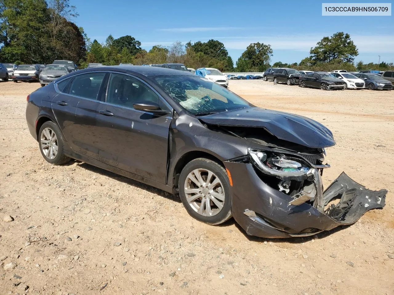 2017 Chrysler 200 Limited VIN: 1C3CCCAB9HN506709 Lot: 75888794