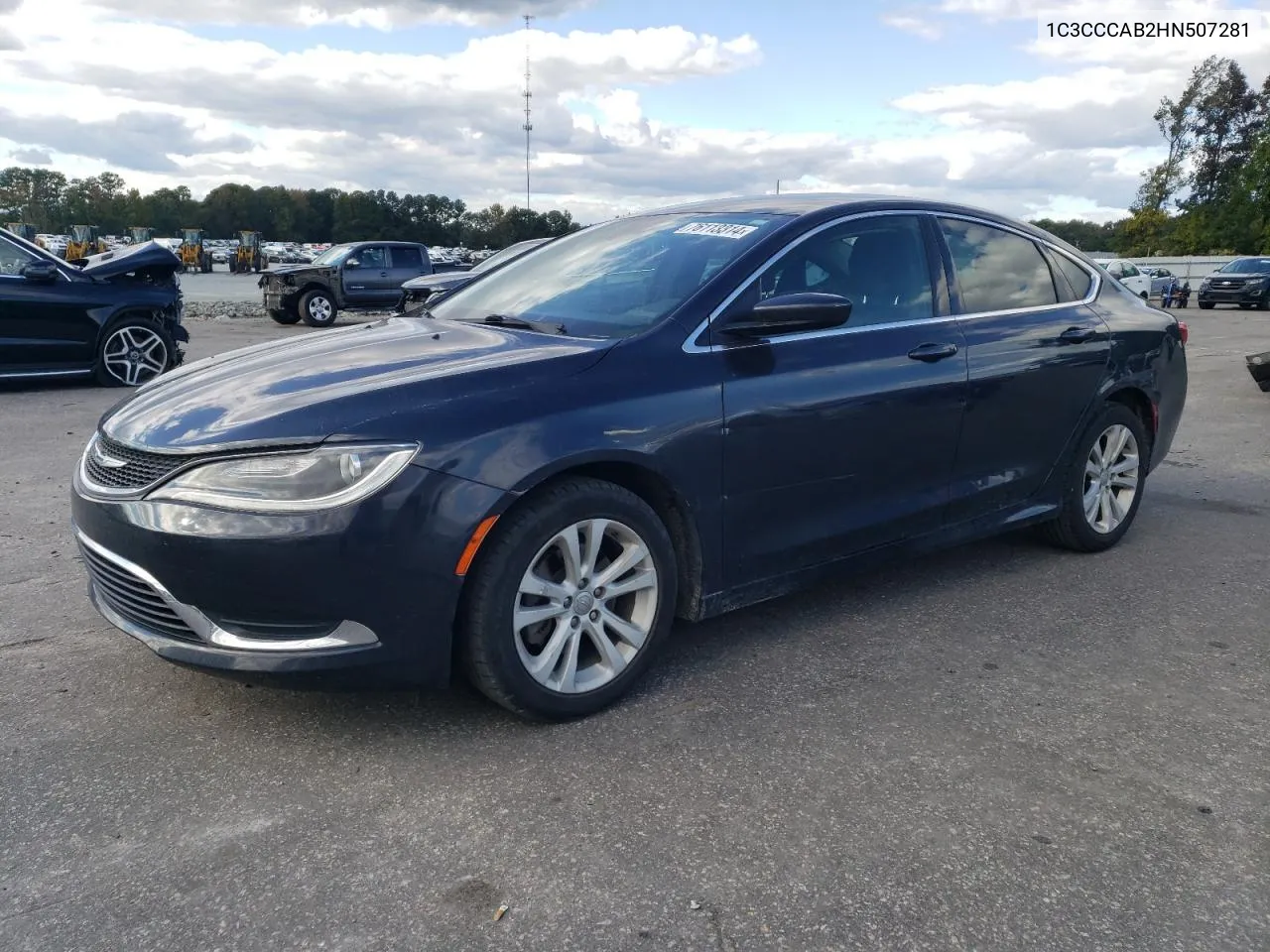 2017 Chrysler 200 Limited VIN: 1C3CCCAB2HN507281 Lot: 76113314