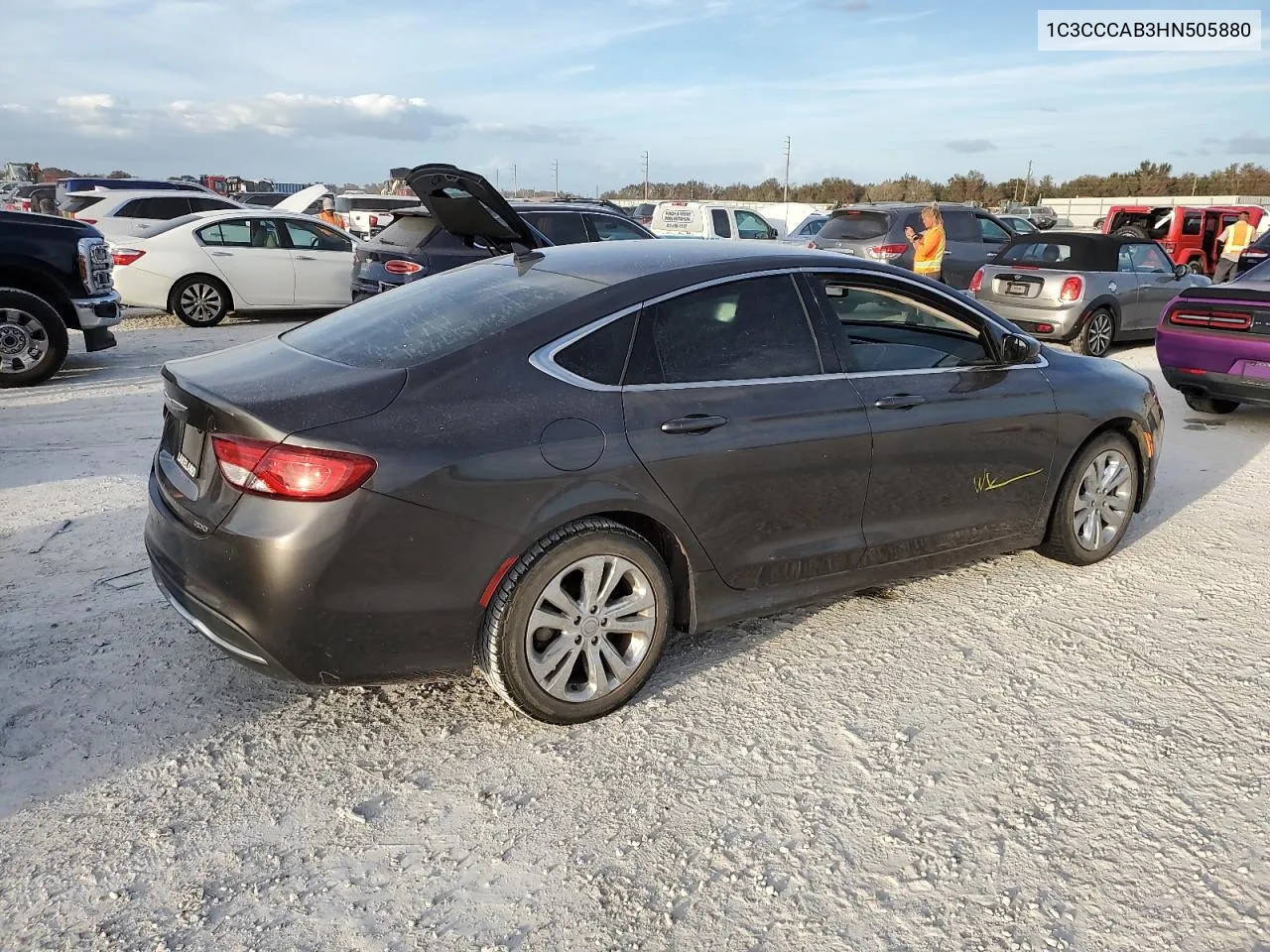 2017 Chrysler 200 Limited VIN: 1C3CCCAB3HN505880 Lot: 77059544