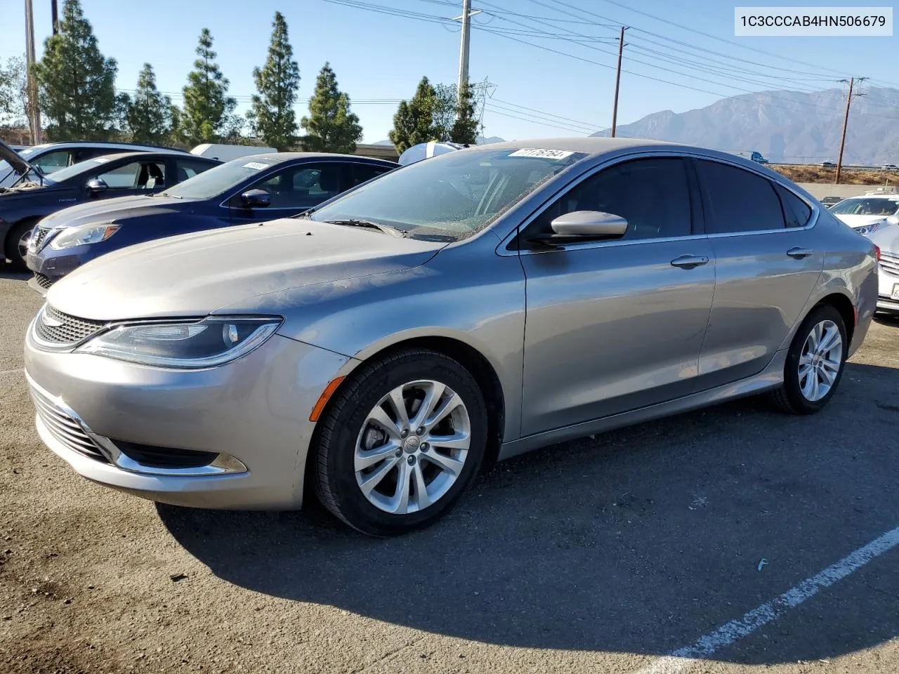 2017 Chrysler 200 Limited VIN: 1C3CCCAB4HN506679 Lot: 77176764