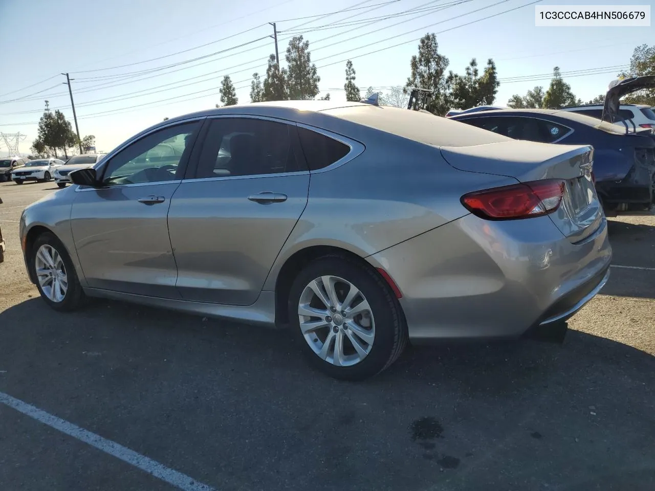 2017 Chrysler 200 Limited VIN: 1C3CCCAB4HN506679 Lot: 77176764