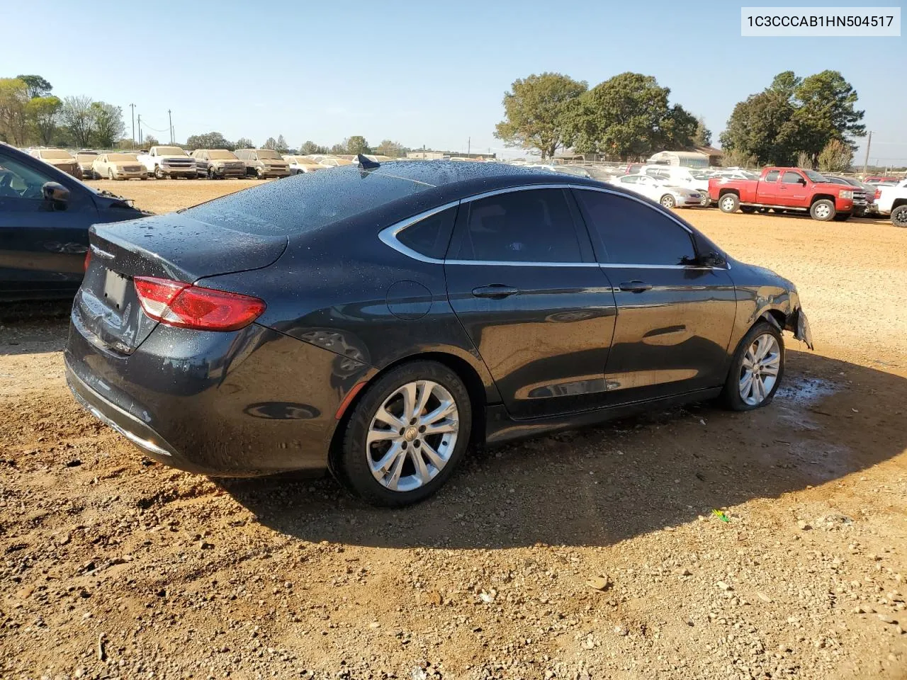 2017 Chrysler 200 Limited VIN: 1C3CCCAB1HN504517 Lot: 78005584