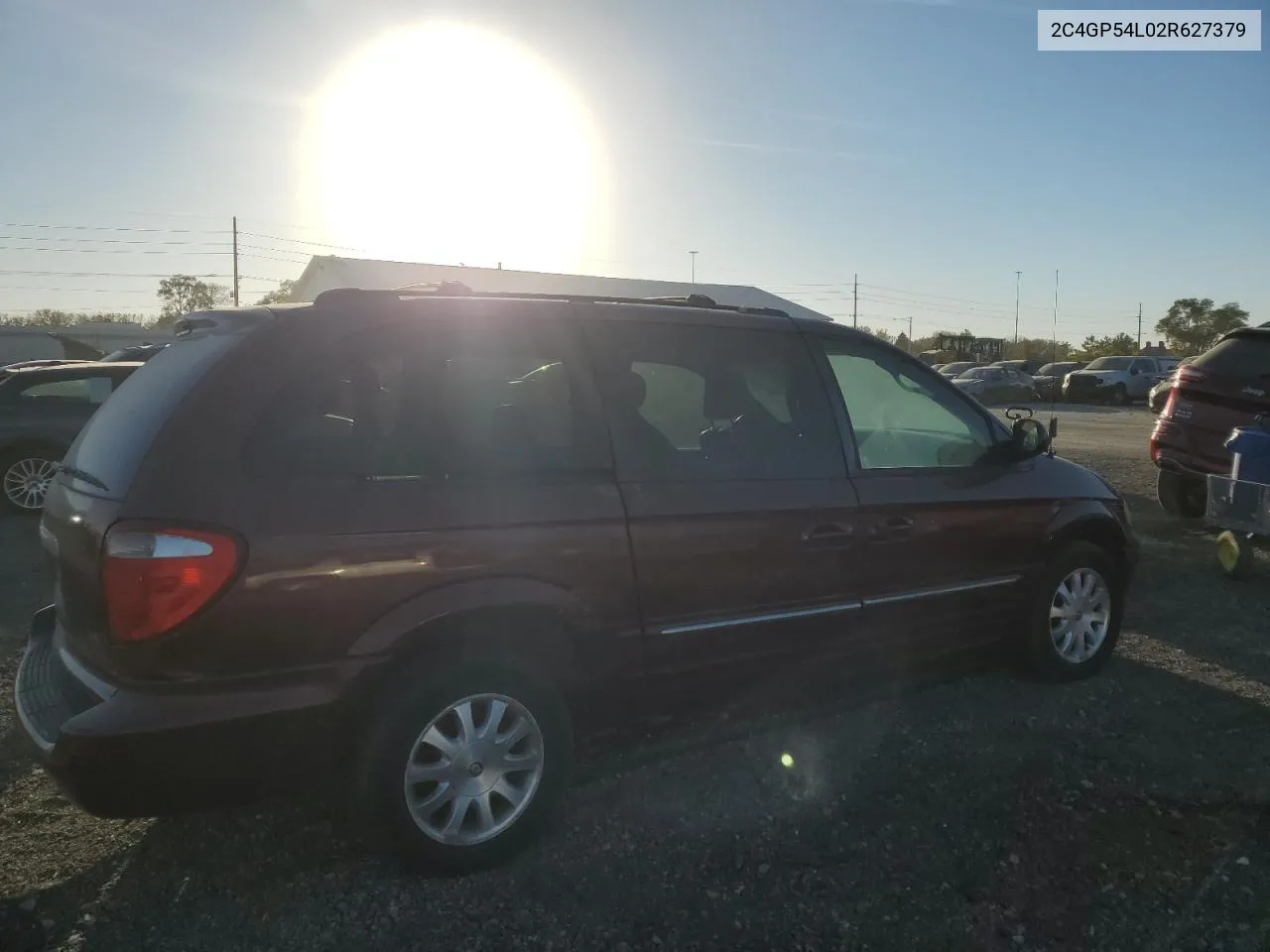 2002 Chrysler Town & Country Lxi VIN: 2C4GP54L02R627379 Lot: 75958104