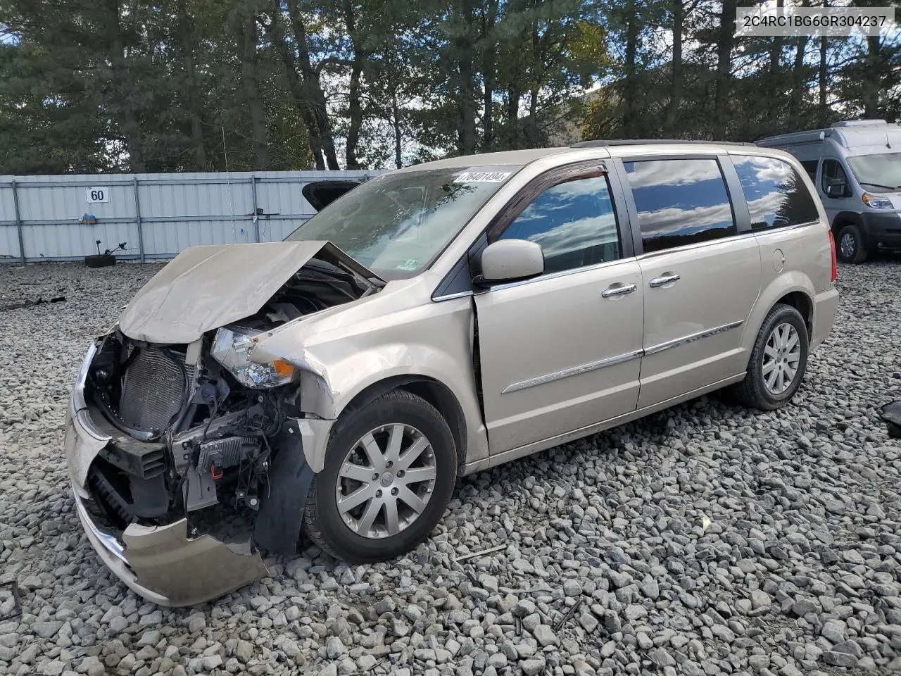 2016 Chrysler Town & Country Touring VIN: 2C4RC1BG6GR304237 Lot: 76401494