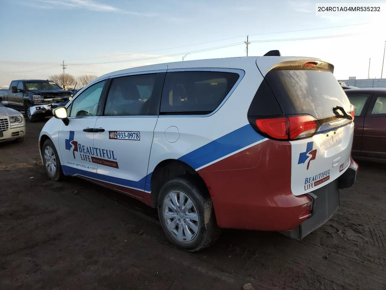 2021 Chrysler Voyager L VIN: 2C4RC1AG4MR535232 Lot: 41222994