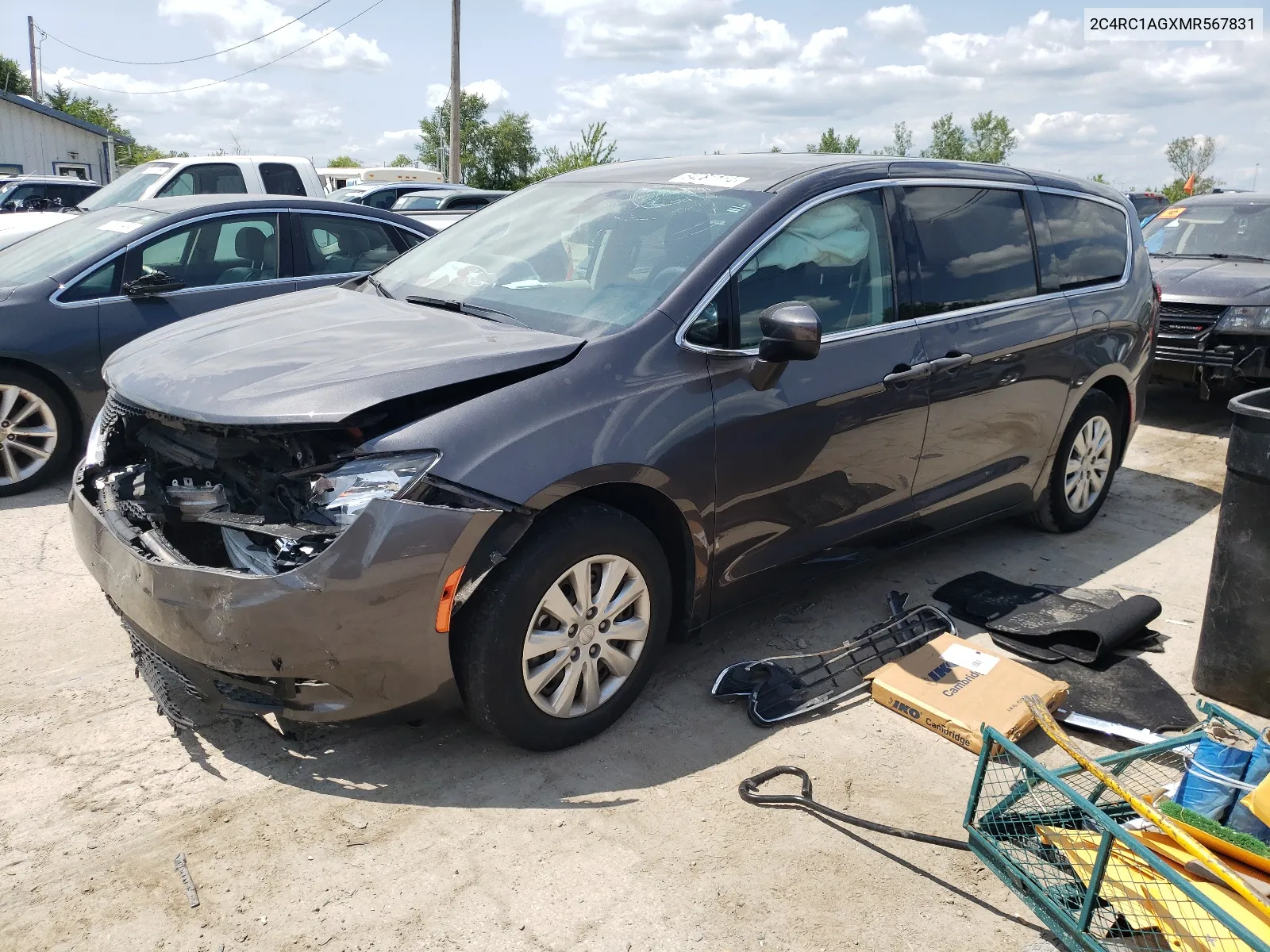 2021 Chrysler Voyager L VIN: 2C4RC1AGXMR567831 Lot: 64081114