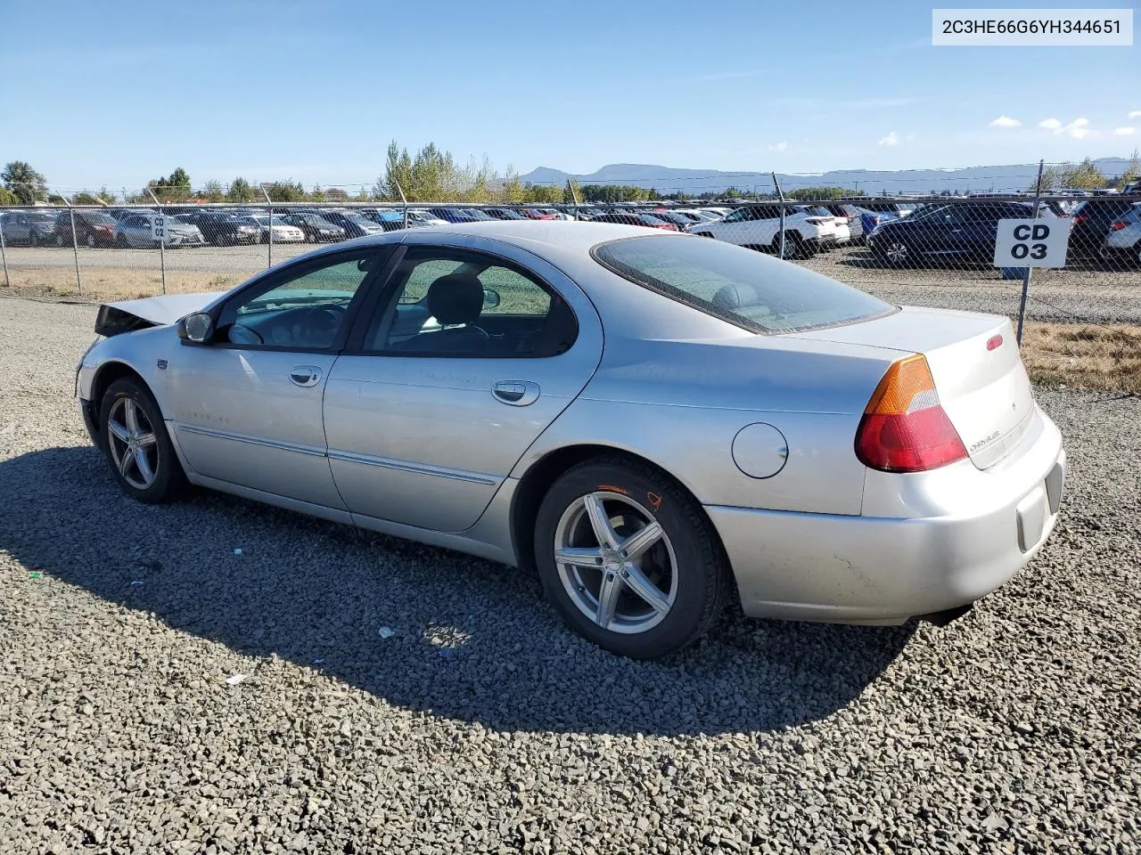 2000 Chrysler 300M VIN: 2C3HE66G6YH344651 Lot: 72545404