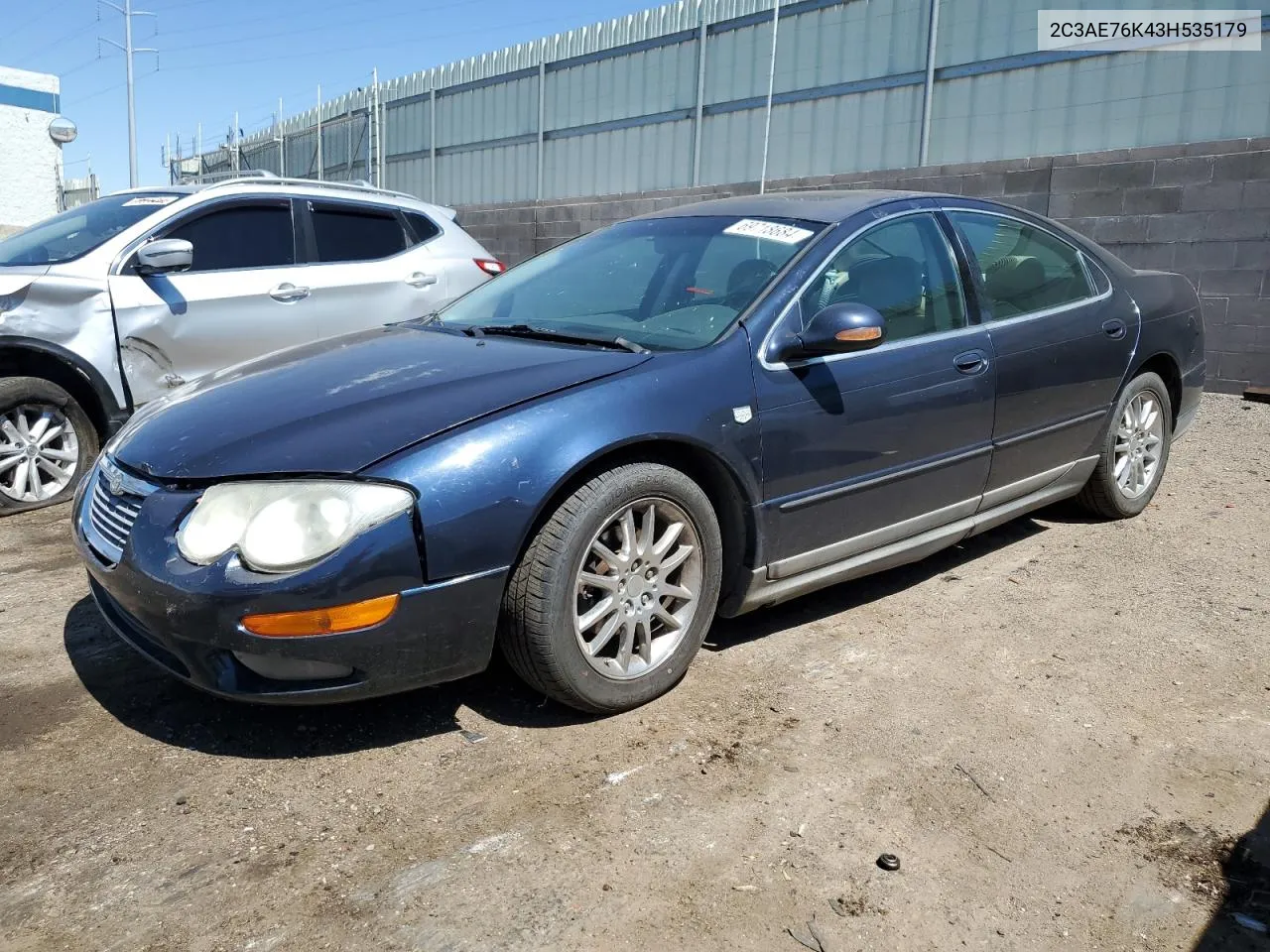 2003 Chrysler 300M Special VIN: 2C3AE76K43H535179 Lot: 69718684