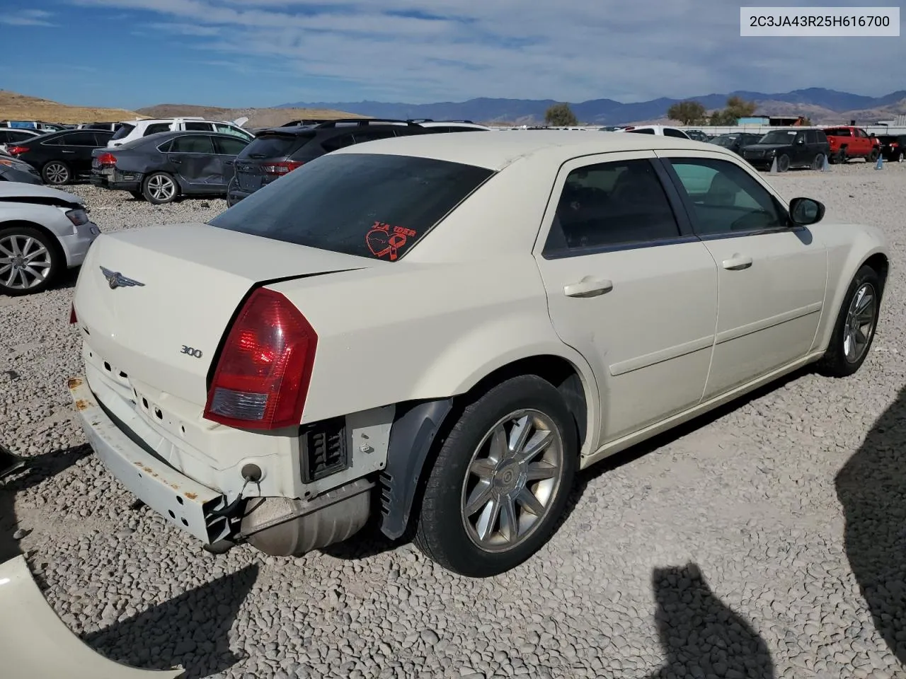 2005 Chrysler 300 VIN: 2C3JA43R25H616700 Lot: 72081044