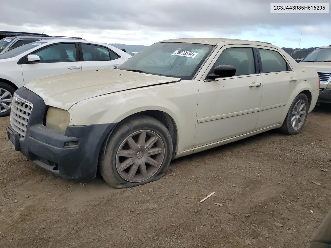 2005 Chrysler 300 VIN: 2C3JA43R85H616295 Lot: 78093334