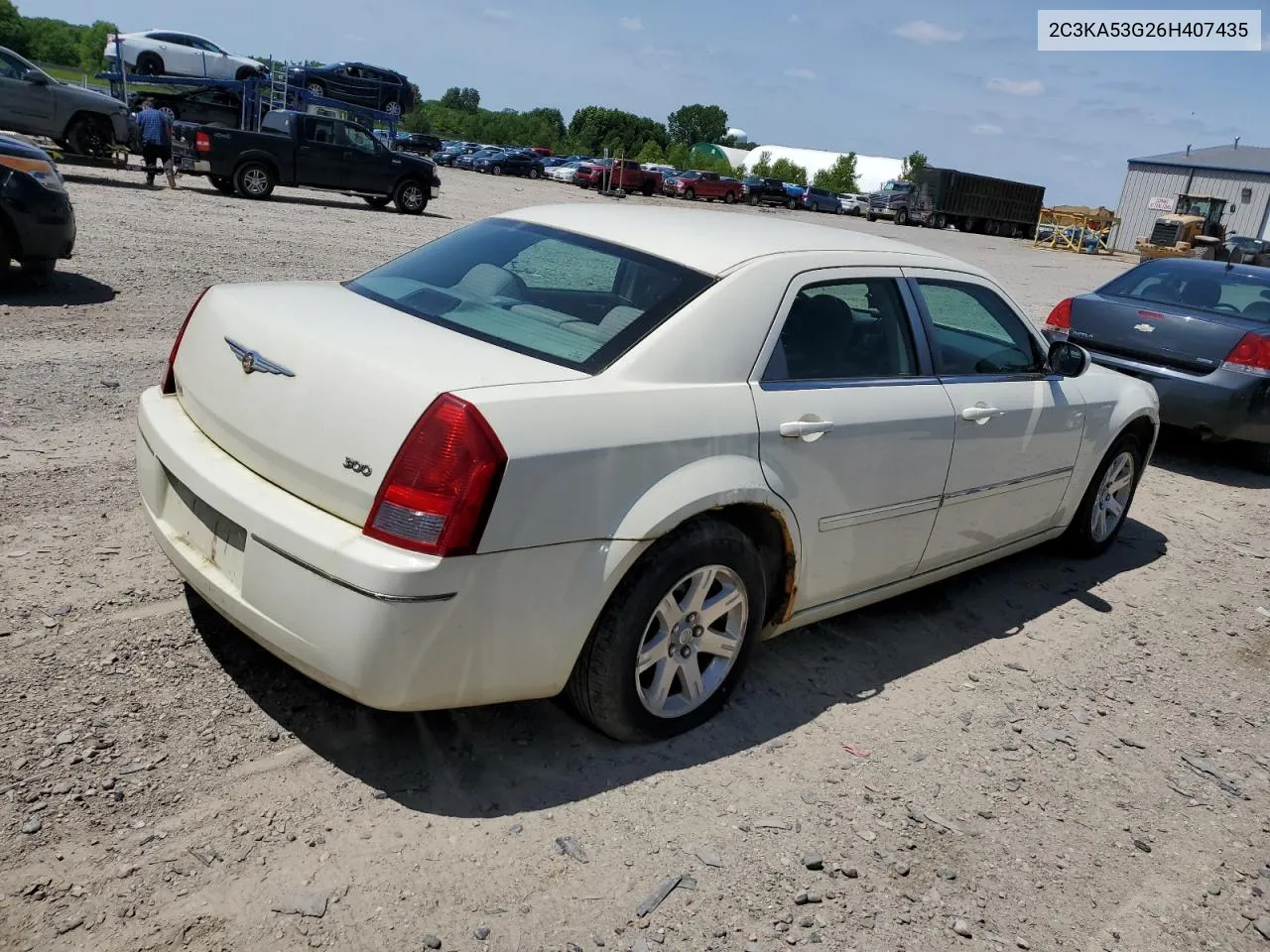 2006 Chrysler 300 Touring VIN: 2C3KA53G26H407435 Lot: 57140474