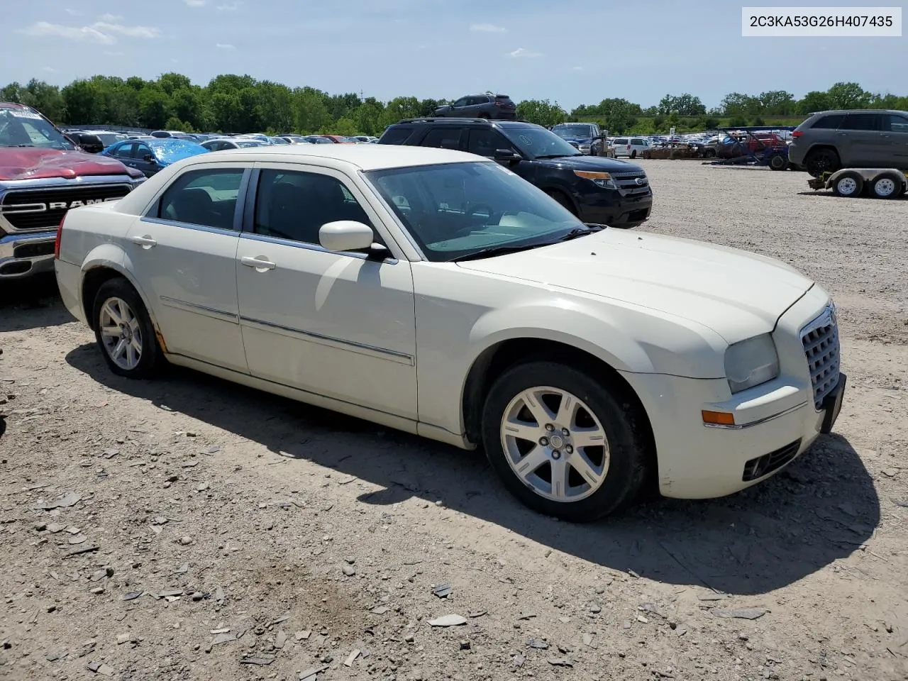 2006 Chrysler 300 Touring VIN: 2C3KA53G26H407435 Lot: 57140474