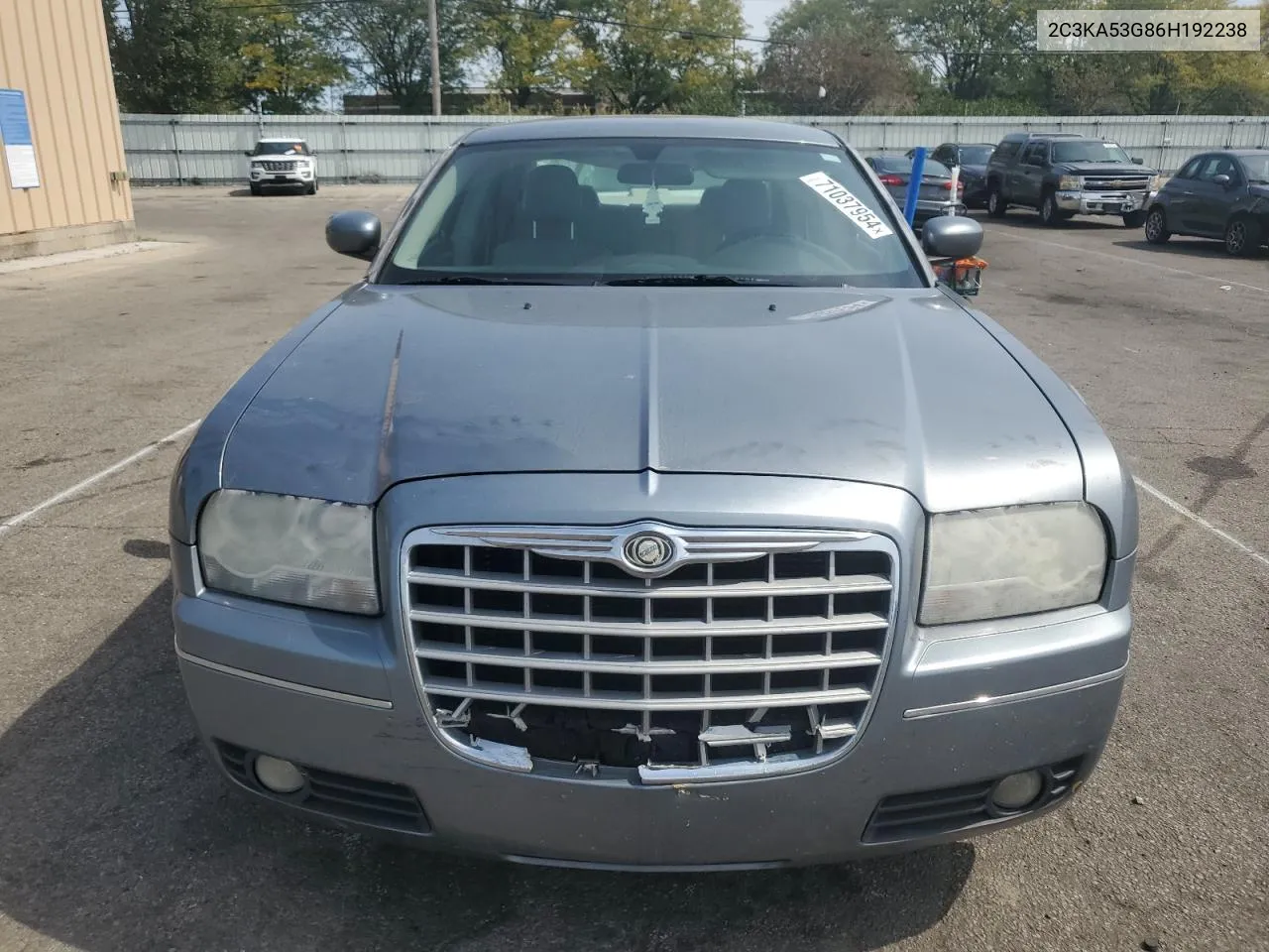 2006 Chrysler 300 Touring VIN: 2C3KA53G86H192238 Lot: 71037954