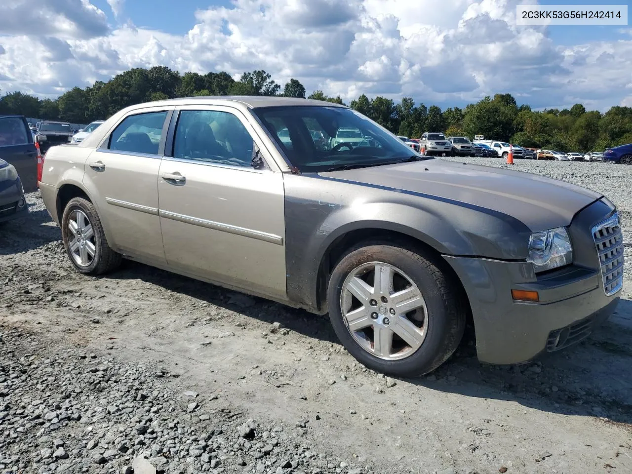 2006 Chrysler 300 Touring VIN: 2C3KK53G56H242414 Lot: 72551254