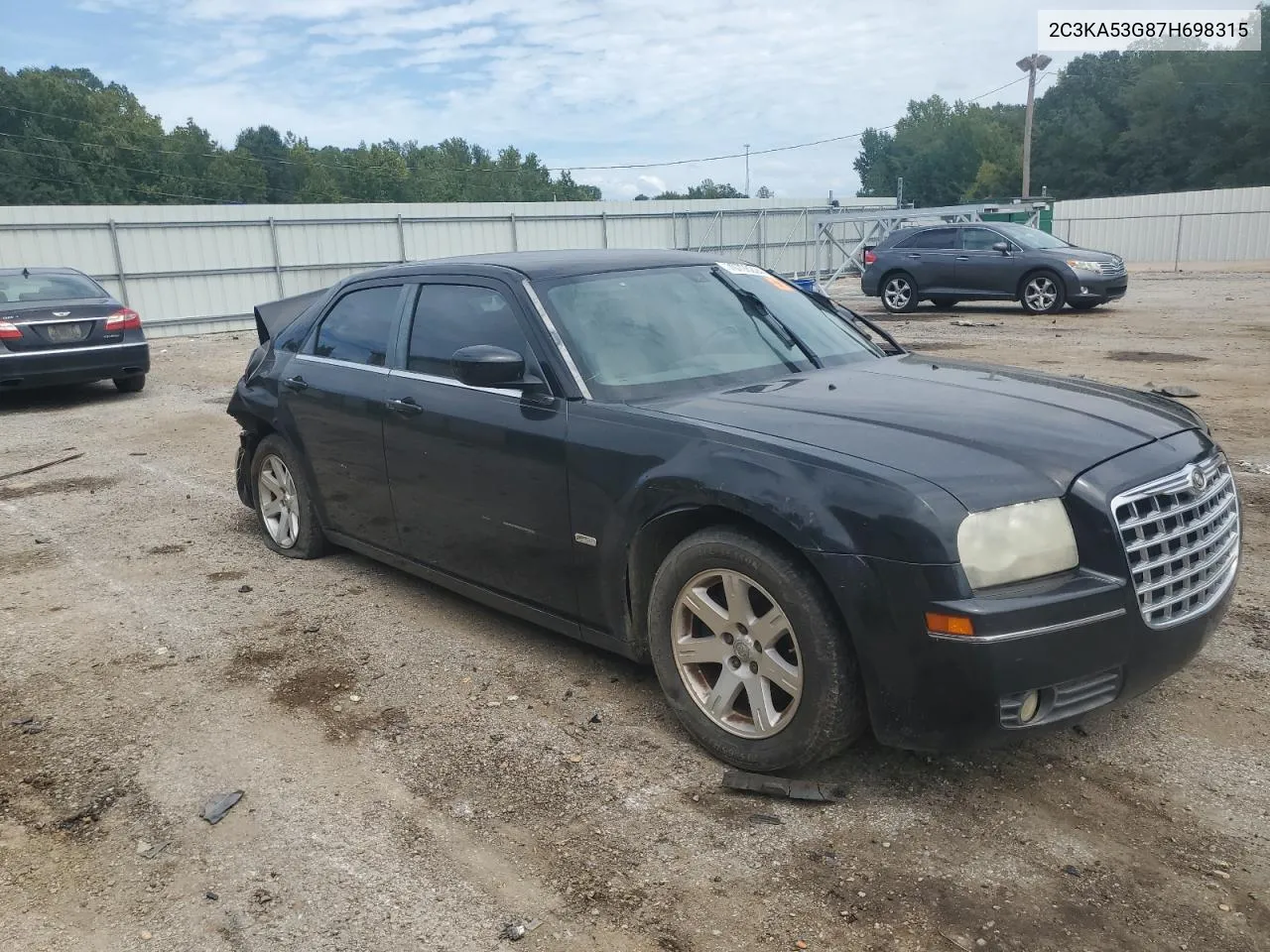 2007 Chrysler 300 Touring VIN: 2C3KA53G87H698315 Lot: 70706224