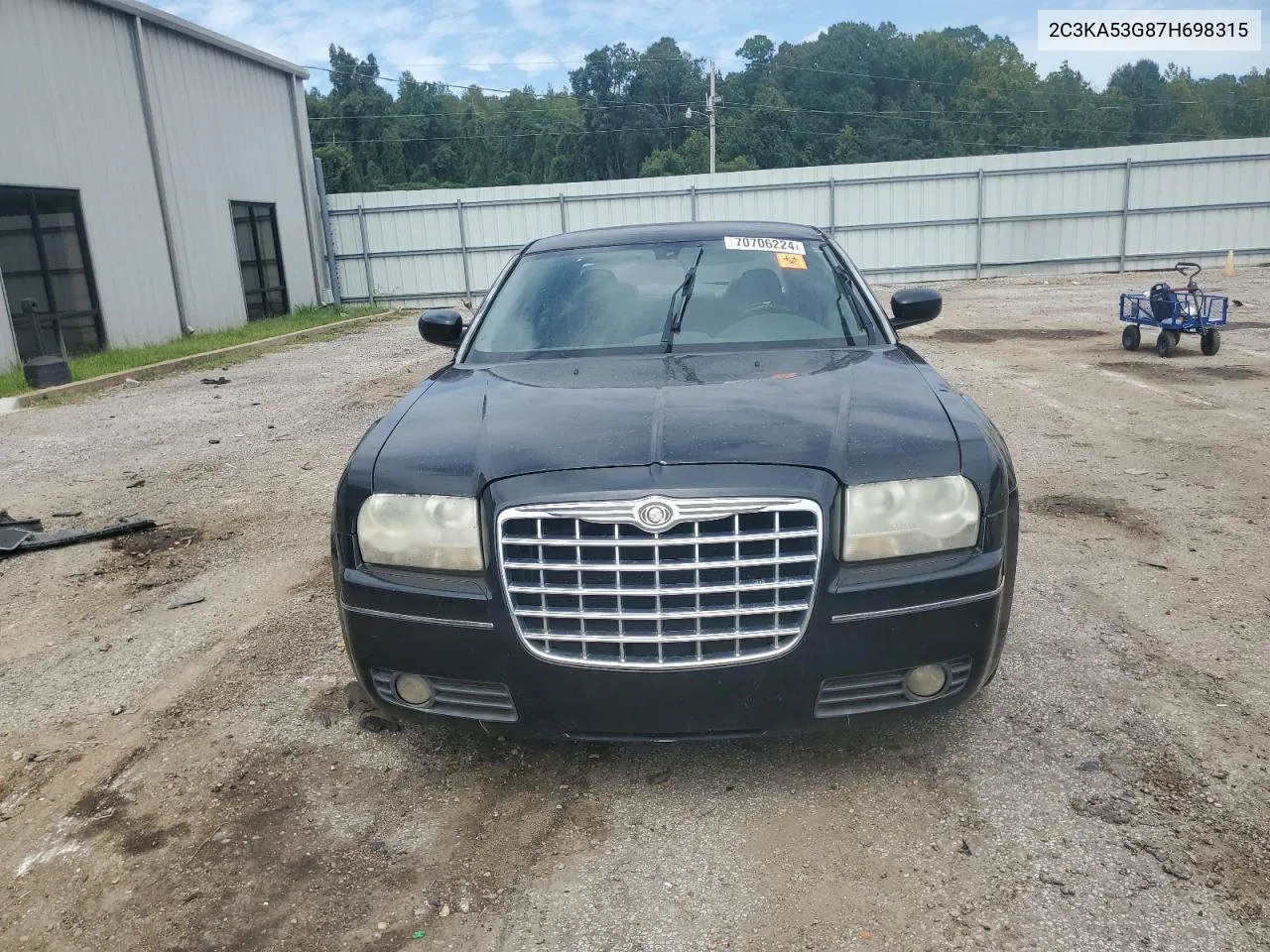 2007 Chrysler 300 Touring VIN: 2C3KA53G87H698315 Lot: 70706224