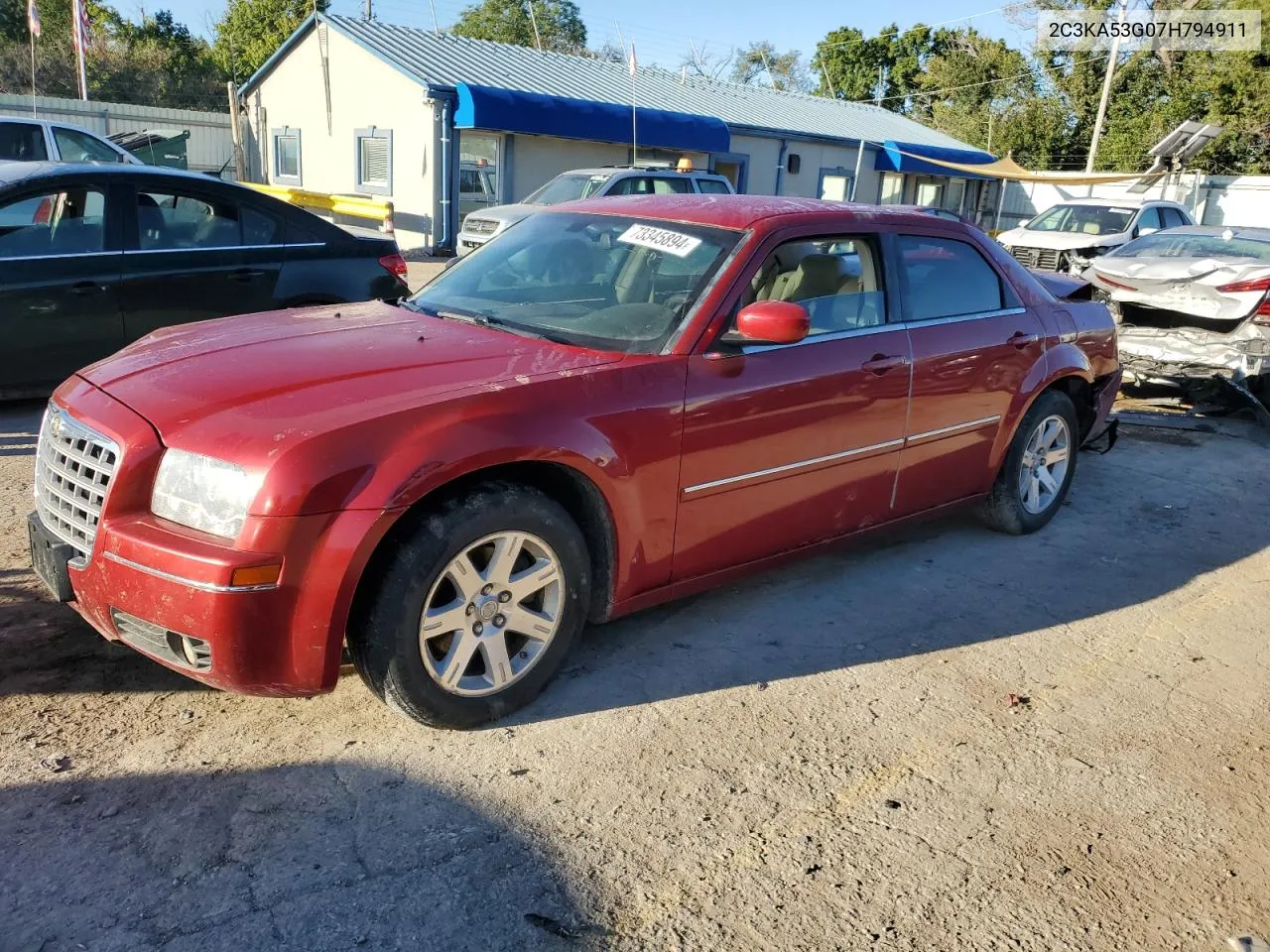 2007 Chrysler 300 Touring VIN: 2C3KA53G07H794911 Lot: 73345894