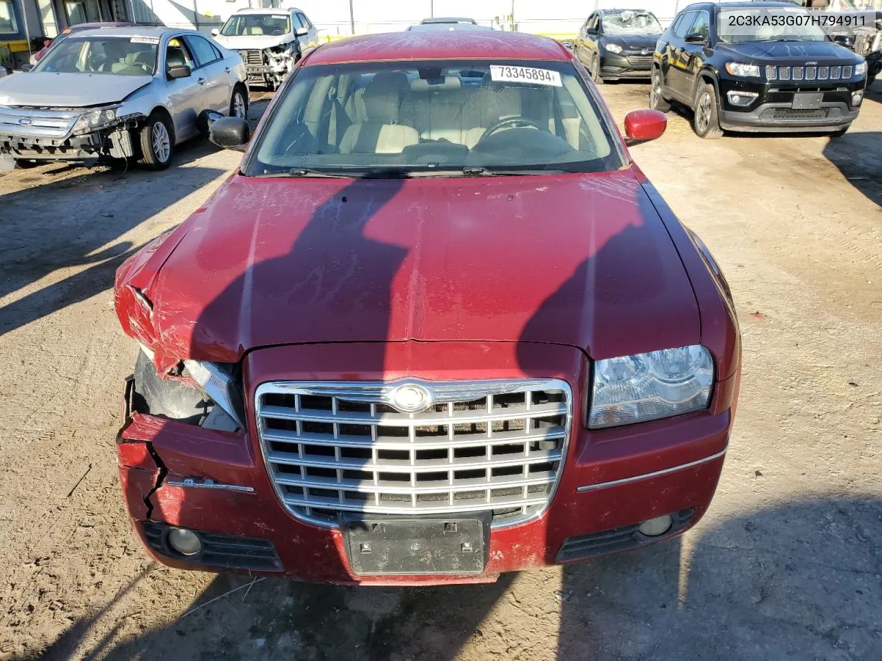 2007 Chrysler 300 Touring VIN: 2C3KA53G07H794911 Lot: 73345894