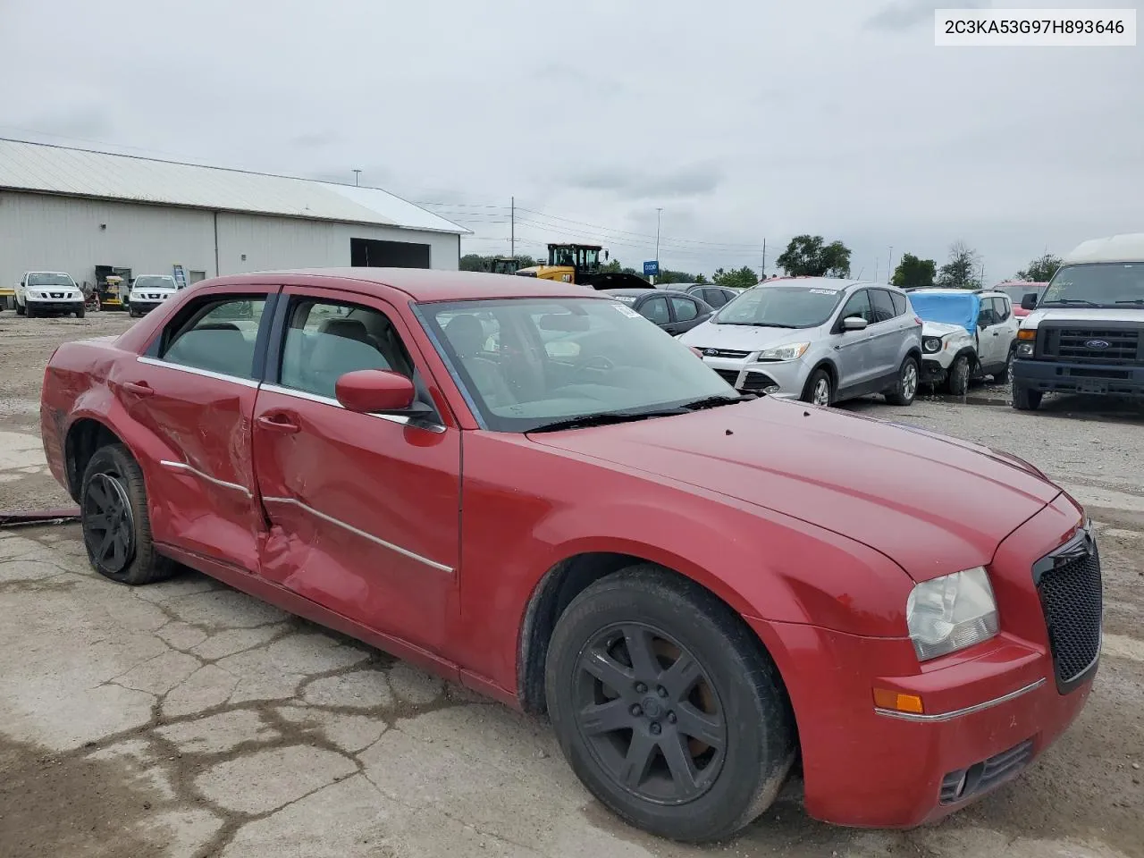 2007 Chrysler 300 Touring VIN: 2C3KA53G97H893646 Lot: 74356374