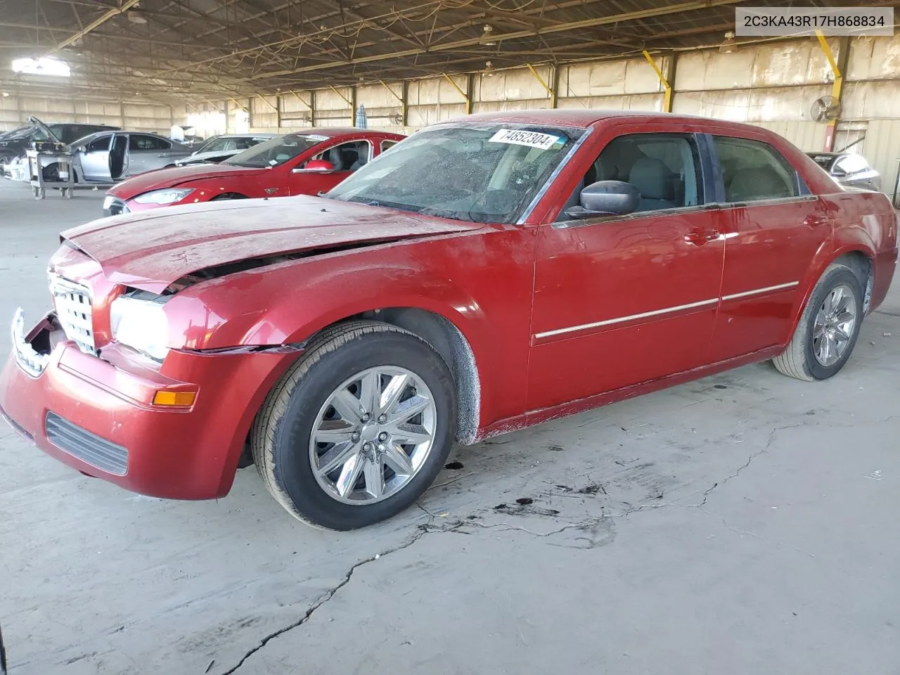 2007 Chrysler 300 VIN: 2C3KA43R17H868834 Lot: 74852304