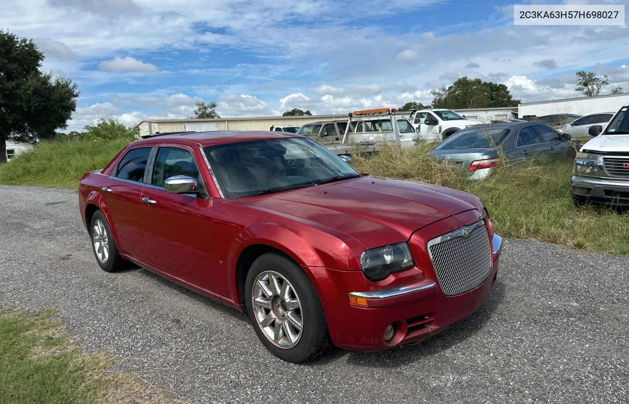 2007 Chrysler 300C VIN: 2C3KA63H57H698027 Lot: 75513974