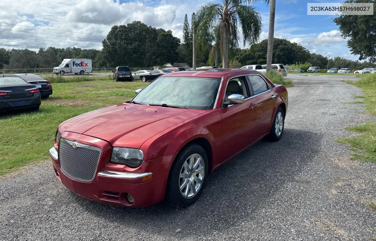 2007 Chrysler 300C VIN: 2C3KA63H57H698027 Lot: 75513974