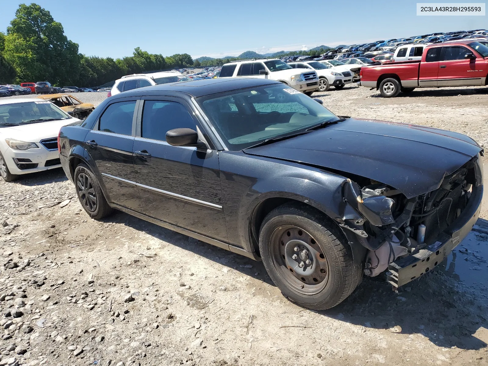 2008 Chrysler 300 Lx VIN: 2C3LA43R28H295593 Lot: 57249954