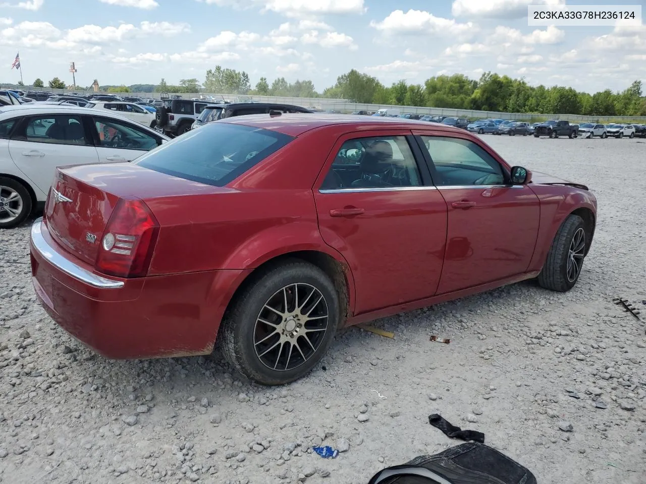 2008 Chrysler 300 Limited VIN: 2C3KA33G78H236124 Lot: 63682564